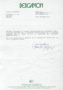 Attestazione Bergamon