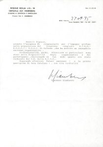 Attestazione Giambanco